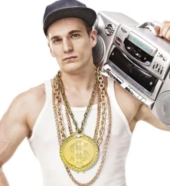 Hip Hop Dollar Halskjede