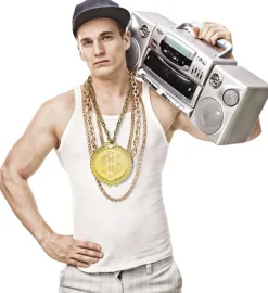 Hip Hop Dollar Halskjede