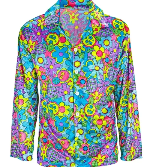 Hippie Blomsterskjorte