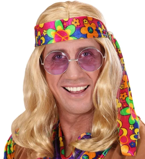 Hippie Dude Parykk Blond