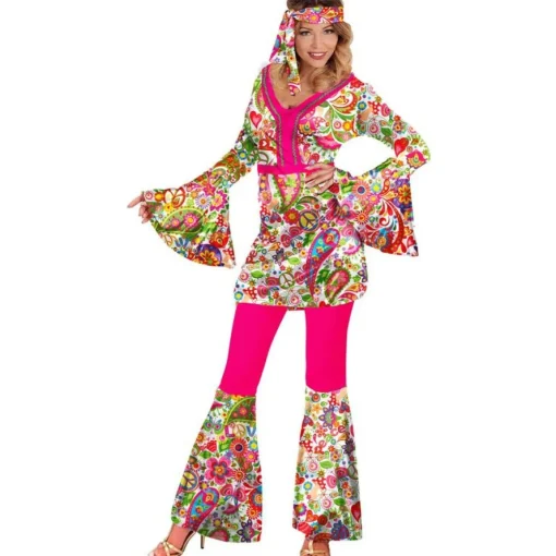 Hippie Kostyme Rosa