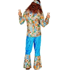 Hippie Mann Blomster Kostyme