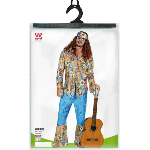 Hippie Mann Blomster Kostyme