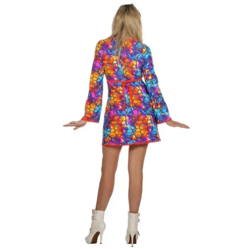 Hippie Mosaikk Kjole Kostyme
