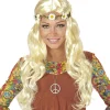 Hippie Parykk med Blomsterkrans