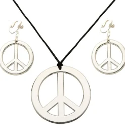 Hippie Øreringer og Halskjede