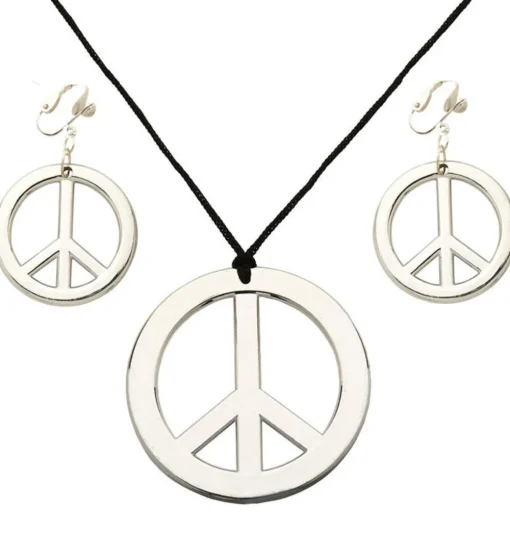 Hippie Øreringer og Halskjede