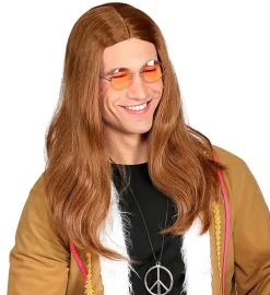 Hippieparykk Lysebrun
