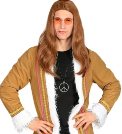 Hippieparykk Lysebrun