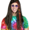 Hippieparykk med Fletter