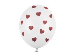 Hjerte Ballonger Hvit