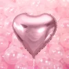 Hjerte Folieballong Rosa