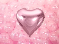 Hjerte Folieballong Rosa