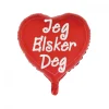 Hjerte Jeg Elsker Deg Folieballong