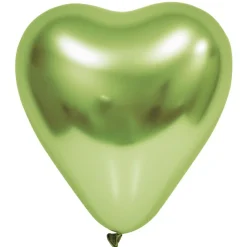 Hjerte Krom Ballonger Lysegrønn