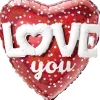 Hjerte Love You Folieballong