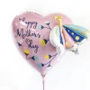 Hjerte Mother's Day Sommerfugl Folieballong