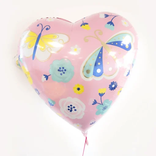 Hjerte Mother's Day Sommerfugl Folieballong