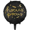 Hocus Pocus Folieballong Svart og Gull