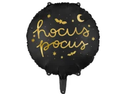 Hocus Pocus Folieballong Svart og Gull
