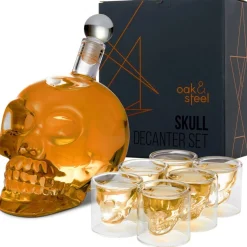 Hodeskalle Karaffel og Shotglass