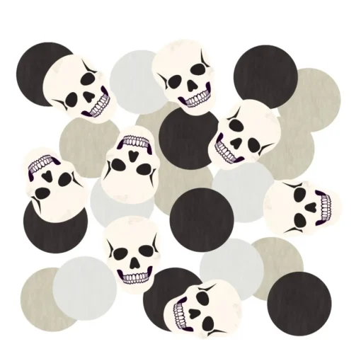 Hodeskaller Halloween Konfetti