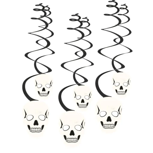 Hodeskaller Halloween Virvler