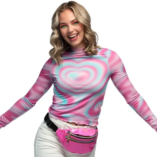 Holografisk Belteveske Rosa