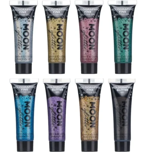Holografisk Fint Glitter Gel