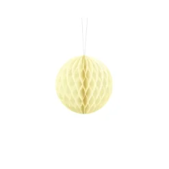 Honeycomb Papirkule Kremhvit