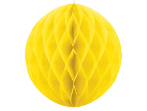 Honeycomb Papirkule Mørk Gul