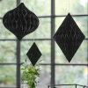 Honeycomb Takdekorasjoner Svart