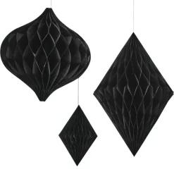 Honeycomb Takdekorasjoner Svart