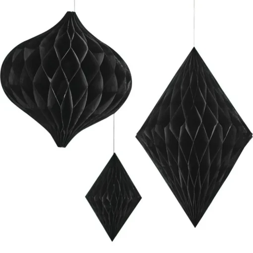 Honeycomb Takdekorasjoner Svart