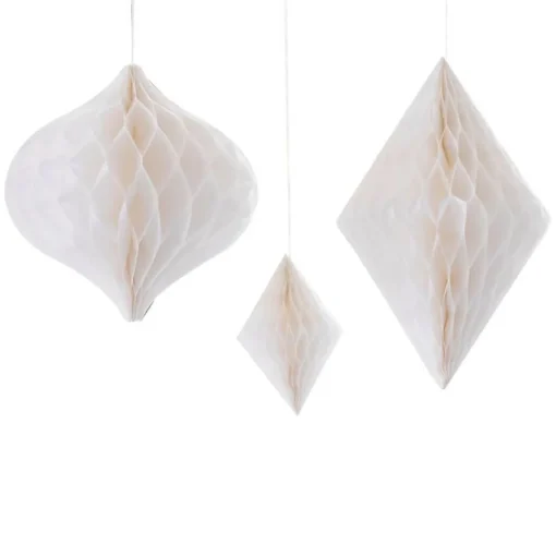 Honeycomb Takdekorasjoner Hvit