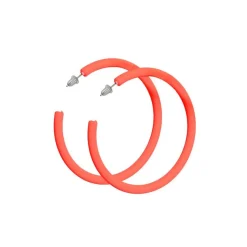 Hoops Øreringer Neonoransje