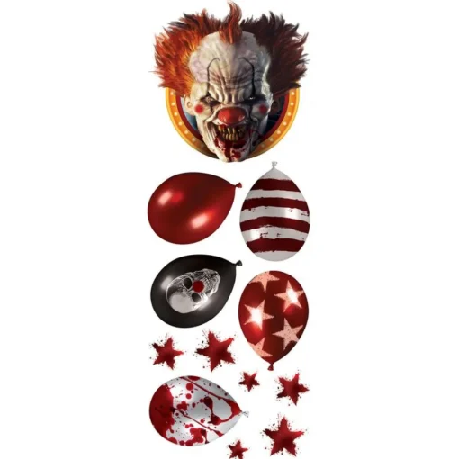 Horror Clown Veggdekorasjon
