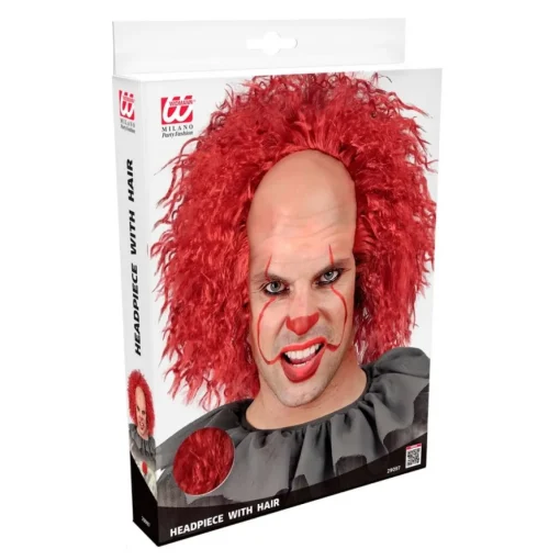 Horror Klovn Parykk & Panne