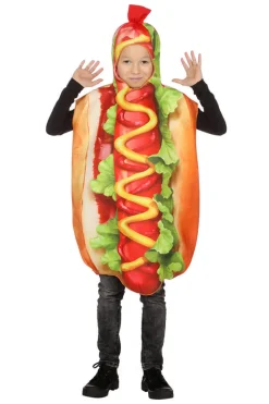 Hotdog Pølse Barnekostyme