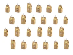Hus Adventsklaender Kraftfarge DIY