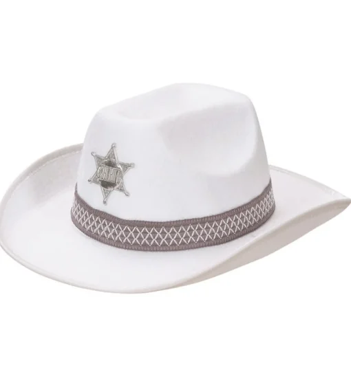 Hvit Sheriffhatt