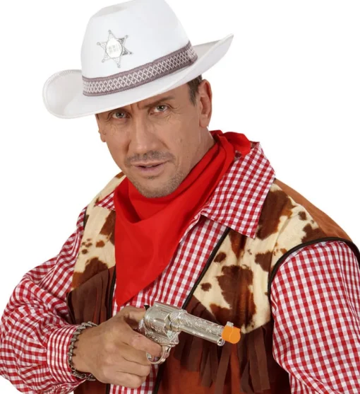 Hvit Sheriffhatt