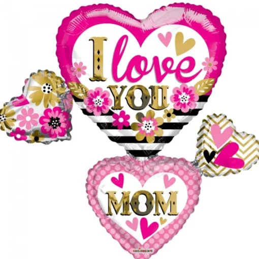 I Love You Mom Folieballong