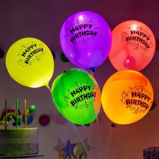 Illooms LED Punch Ballonger Happy Birthday