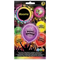 Illooms LED Punch Ballonger Happy Birthday