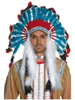 Indianer Fjærhatt