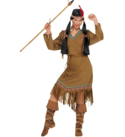 Indianer Kvinne Kostyme
