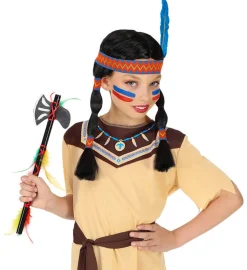 Indianerjente Barneparykk