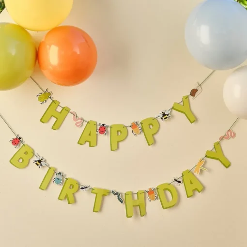 Insekt Happy Birthday Girlander