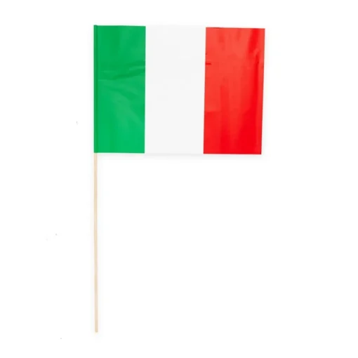 Italia Flagg på Pinne
